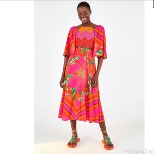 NWT FARM Rio Pietra Crochet Top Dress XS